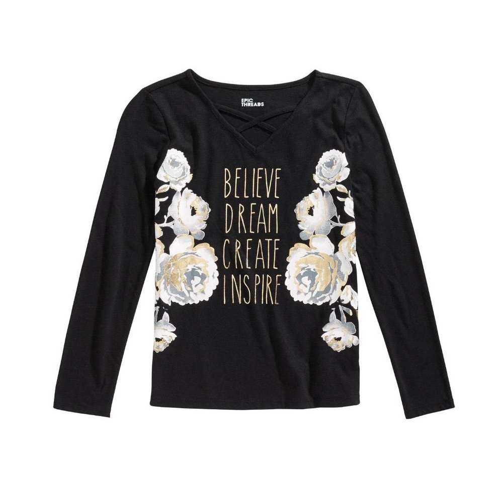 Epic Threads Big Girls Graphic-Print T-Shirt